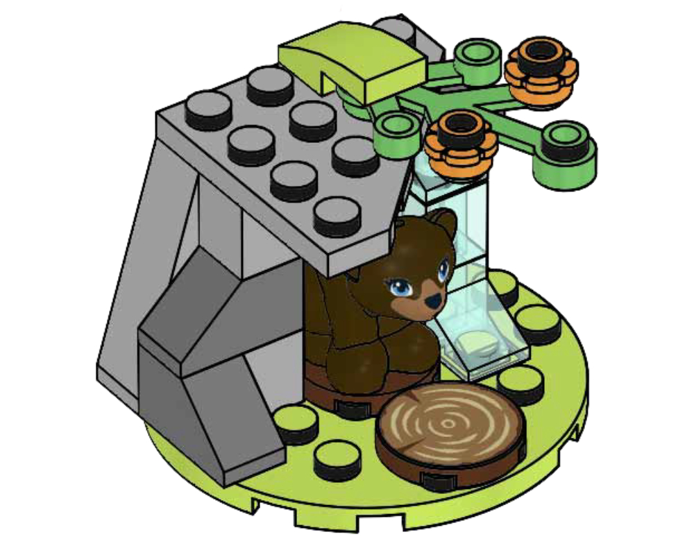 Lego Biscuit's Cozy Forest Cave