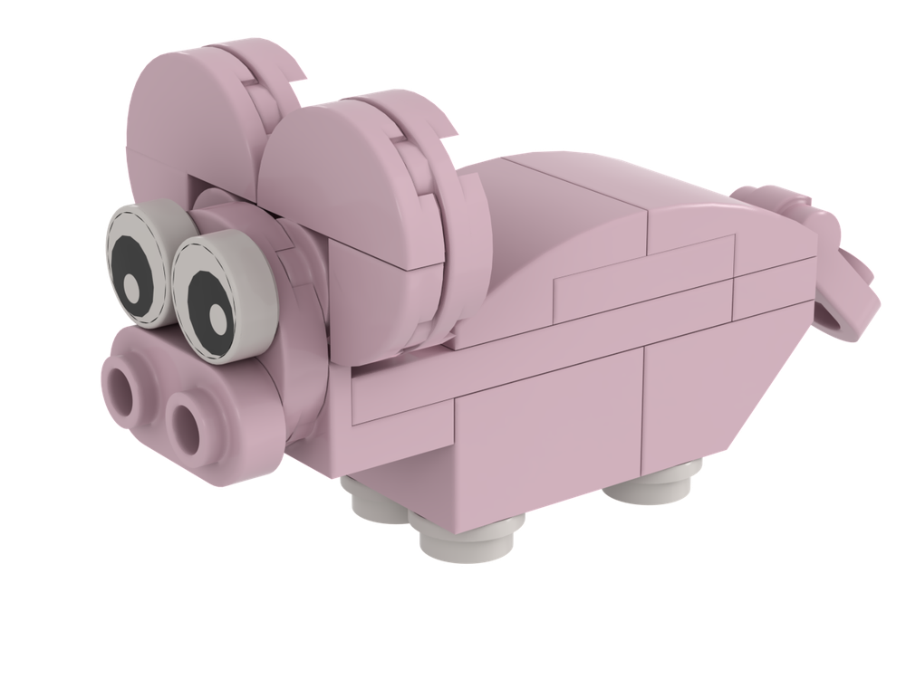 Lego Easy LEGO® Farm Animal – Pig (26 parts, Simple Build for Kids & Beginners)
