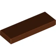 Tile 1 x 3 / Reddish Brown