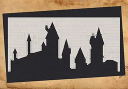 Wizarding World School Silhouette