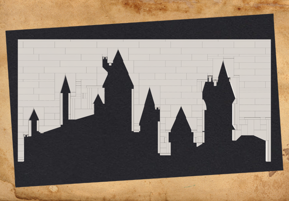 Lego Wizarding World School Silhouette