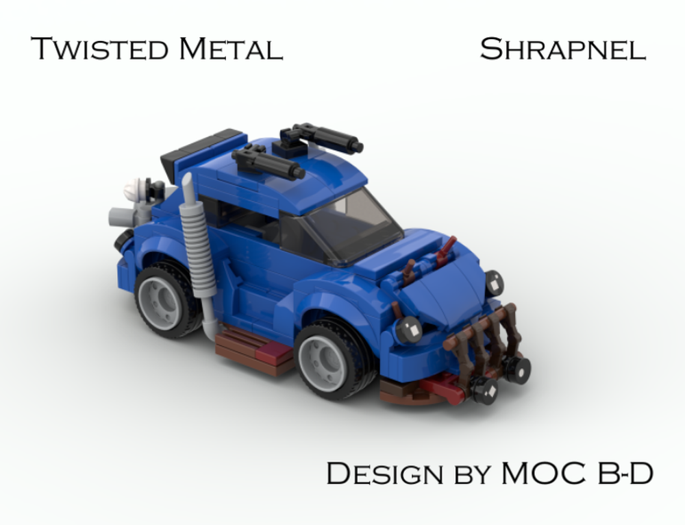 Lego Shrapnel - VW New Beetle - Twisted Metal TV Series