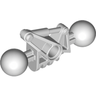 Lego Large Figure Skeletal, Limb, with 2 Ball Joints, and Hole (Toa Metru) / Very Light Bluish Gray