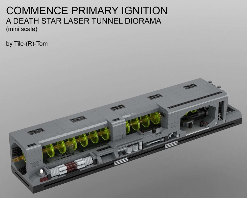 Lego Commence Primary Ignition - A Death Star Laser Tunnel Ignition Diorama