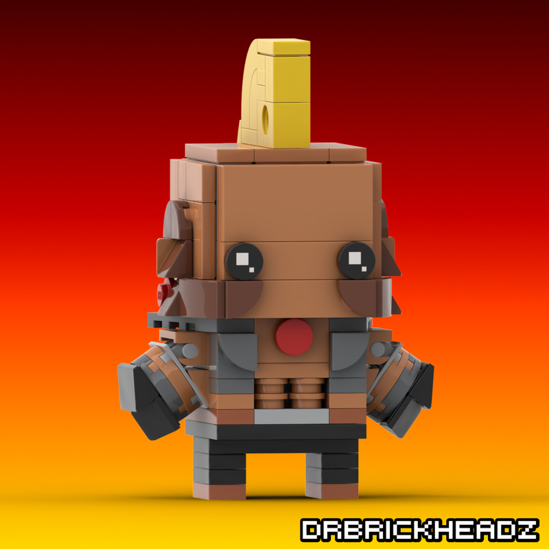 Lego Birdie (Street Fighter Alpha) Brickheadz