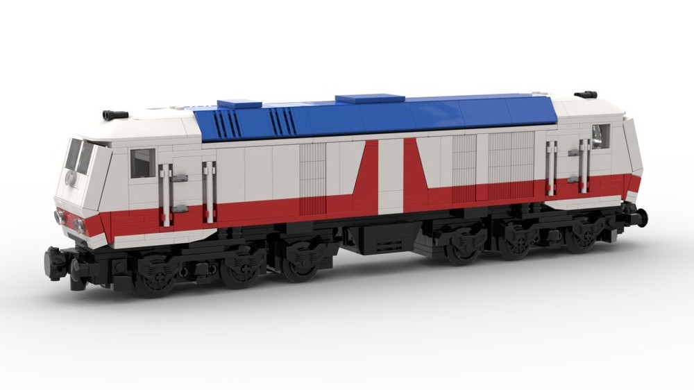 Lego DE 1024 (series 240) from the locomotive manufacturer MaK / Kiel /Germany