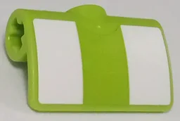 Technic, Panel Curved 2 x 3 x 1 with White Stripes Pattern (Sticker) - Set 42138