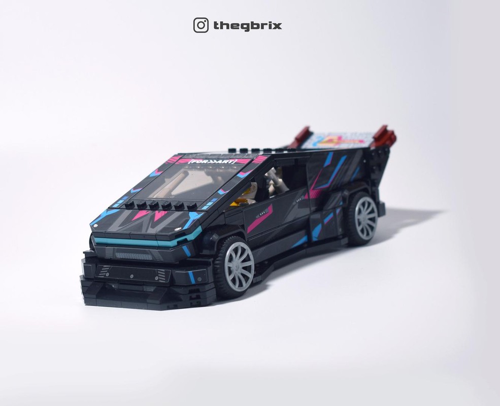 Lego Tesla Cybertruck Drift Version (Hoonigan Style)