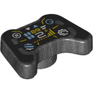 Lego Game Controller with F1 Steering Wheel Controls print / Pearl Titanium