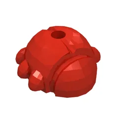 Insect, Outdoor Accessory Kit, Beetle / Ladybug with Stud Holder / Red