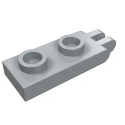 Hinge Plate 1 x 2 with 2 Fingers and Hollow Studs / Light Bluish Gray