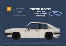 Ford Capri 3.0S - Mk III 1978-1986 - V6 Essex Engine (White)