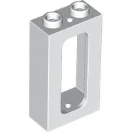 Window 1 x 2 x 3 Train with Inside Stud Holder / White