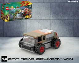 Off Road Delivery Van LEGO 76958 alternate build 2