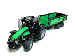 Farm Tractor with Dump Trailer