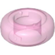 Lego Clikits Bead, Ring, Thick Small with Hole / Trans-Pink