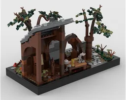 D&D vampire diorama