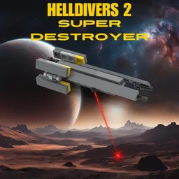 Helldivers 2 Super-Destroyer Miniscale