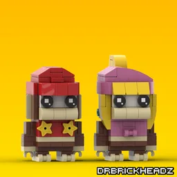 Diddy Kong + Dixie Kong (Donkey Kong Country) Brickheadz