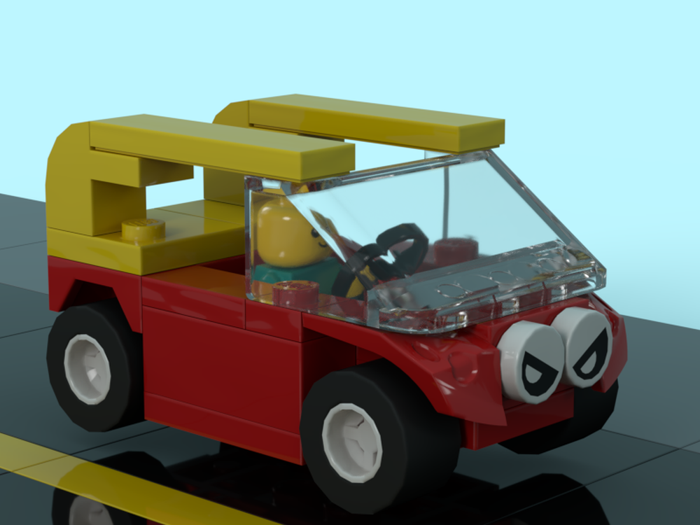 Lego Emmet's car JR: Cozy Coupe edition