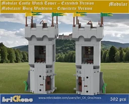 Modular Castle Watchtower - Extended Version