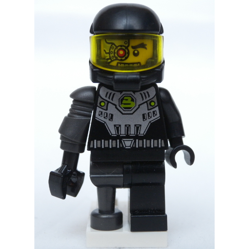 Lego Space Villain - Pearl Dark Gray Peg Leg