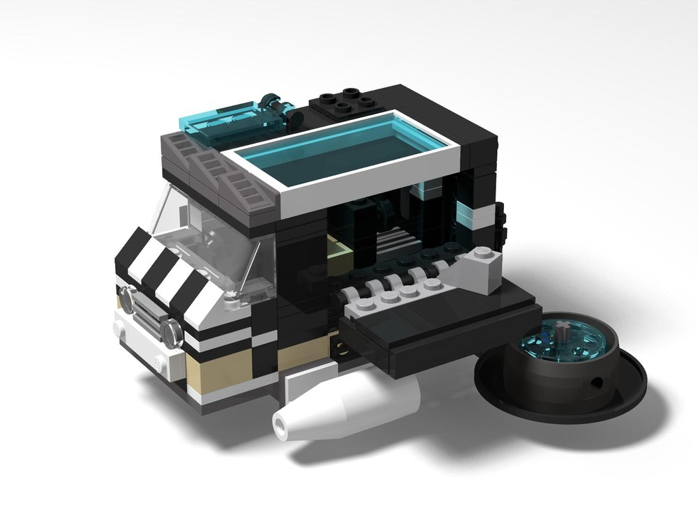 Lego futuristic hot dog stand