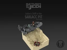 Jabba's Skiff at the Sarlacc Pit