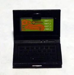 Minifigure, Utensil Computer Laptop with Mine Map Screen Pattern (Sticker) - Set 8961