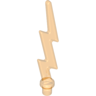 Lego Wave / Lightning Angular, Single / Trans-Orange