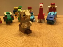10698 Brown dinosaur