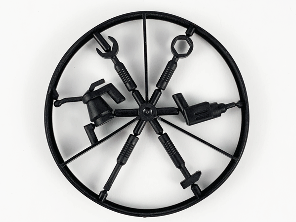 Lego Minifigure, Utensil Tool Wheel, 6 on Sprue