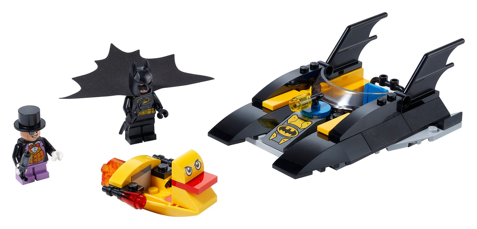 Lego Batboat The Penguin Pursuit!