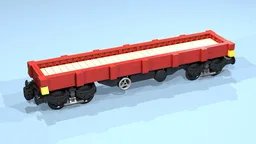 8-Wheel Flatbed Wagon (SNOT, red)