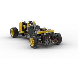 FWD car chassis from Bugatti Bolide
