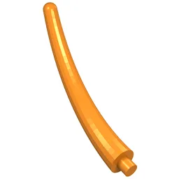 Animal Body Part / Plant, Tail / Claw / Horn / Branch / Tentacle, End Section / Orange