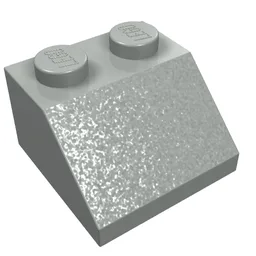 Brick Sloped 45° 2 x 2 / Light Gray