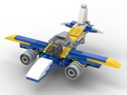 31087 Plane With Landing Gear