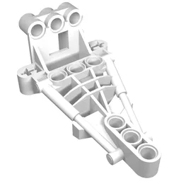 Large Figure Skeletal, Torso (Toa Hordika) / White