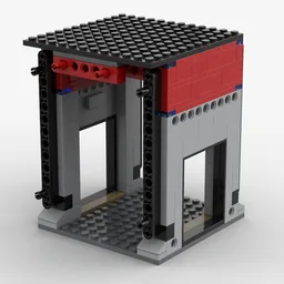 Extension module for a 2024 fire station garage