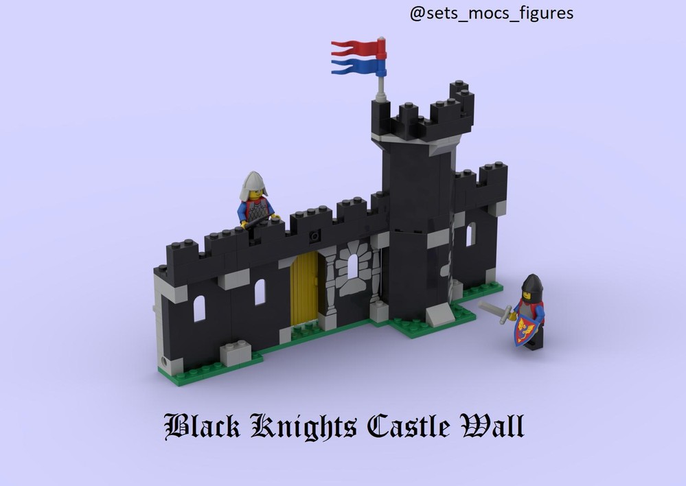 Lego Black Knights Castle Wall