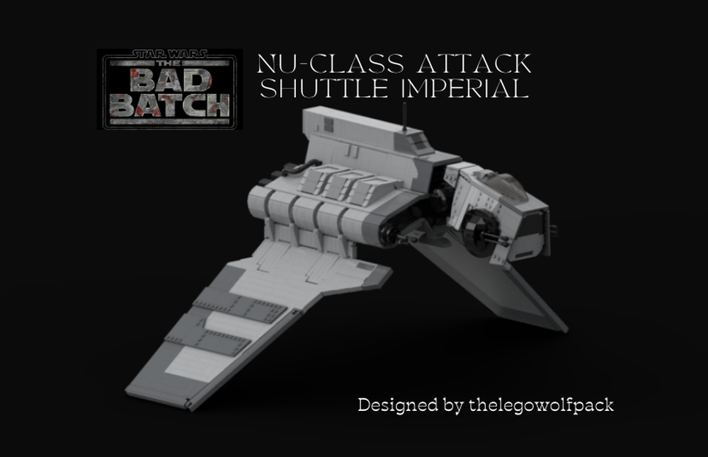 Lego Imperial Nu-class attack shuttle