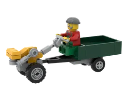 Single axle tractor