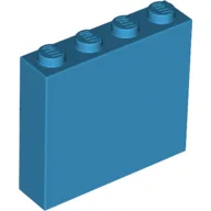 Brick 1 x 4 x 3 / Dark Azure