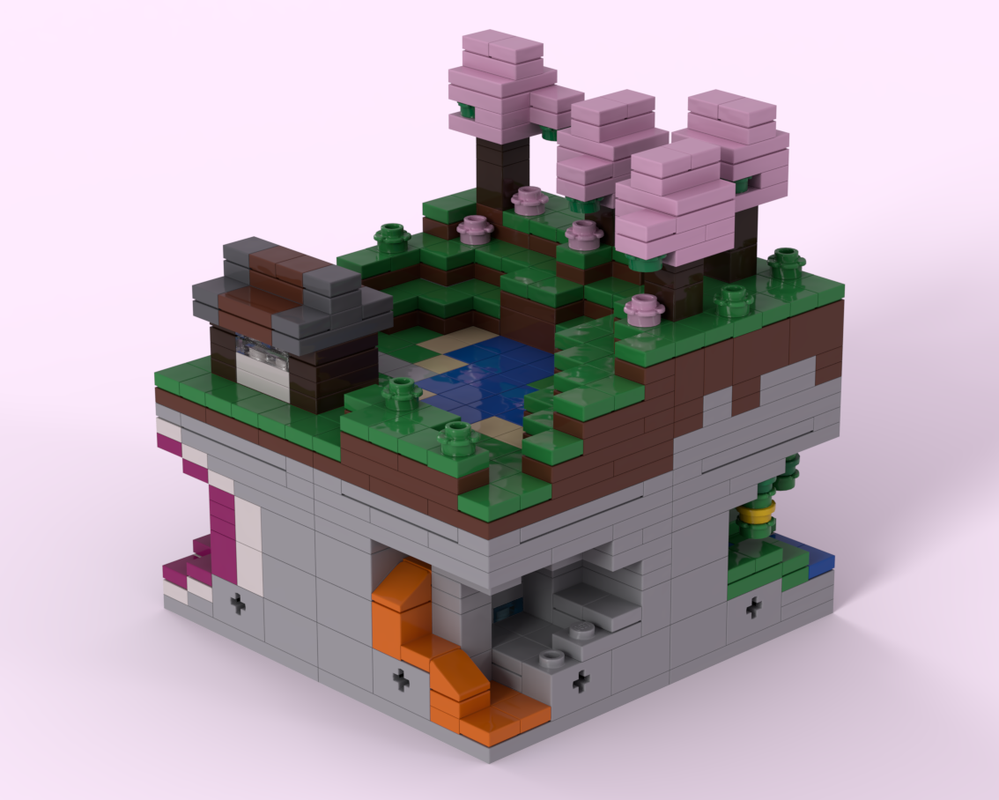 Lego Micro World - Cherry Blossom Biome