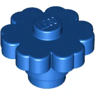 Plant, Flower 2 x 2 - Round [Solid Stud] / Blue