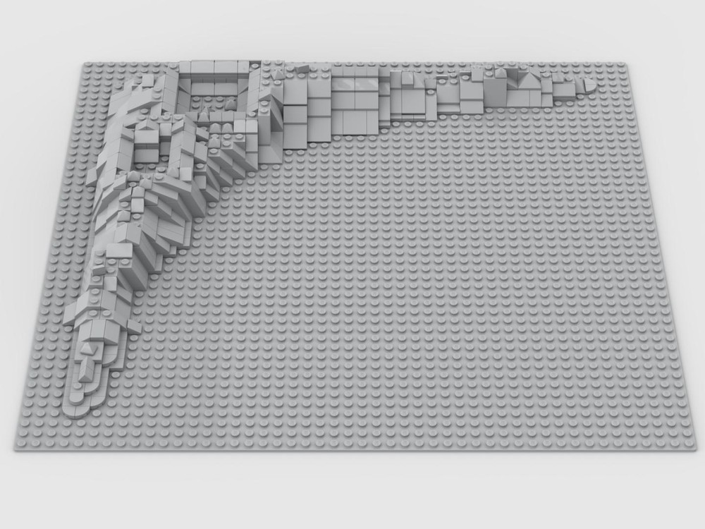 Lego Crater Plate for the new 10497 Galaxy Explorer