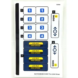 Sticker Sheet for Set 40518-1 / [No Color/Any Color]