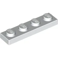 Plate 1 x 4 / White
