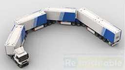 B double trailer&tractor
